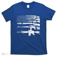 Patriotic Gun Rights 2nd Adt Ar15 American Flag Great Gift Meaningful Gift T-Shirt thumb 0