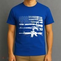 Patriotic Gun Rights 2nd Adt Ar15 American Flag Great Gift Meaningful Gift T-Shirt thumb 3