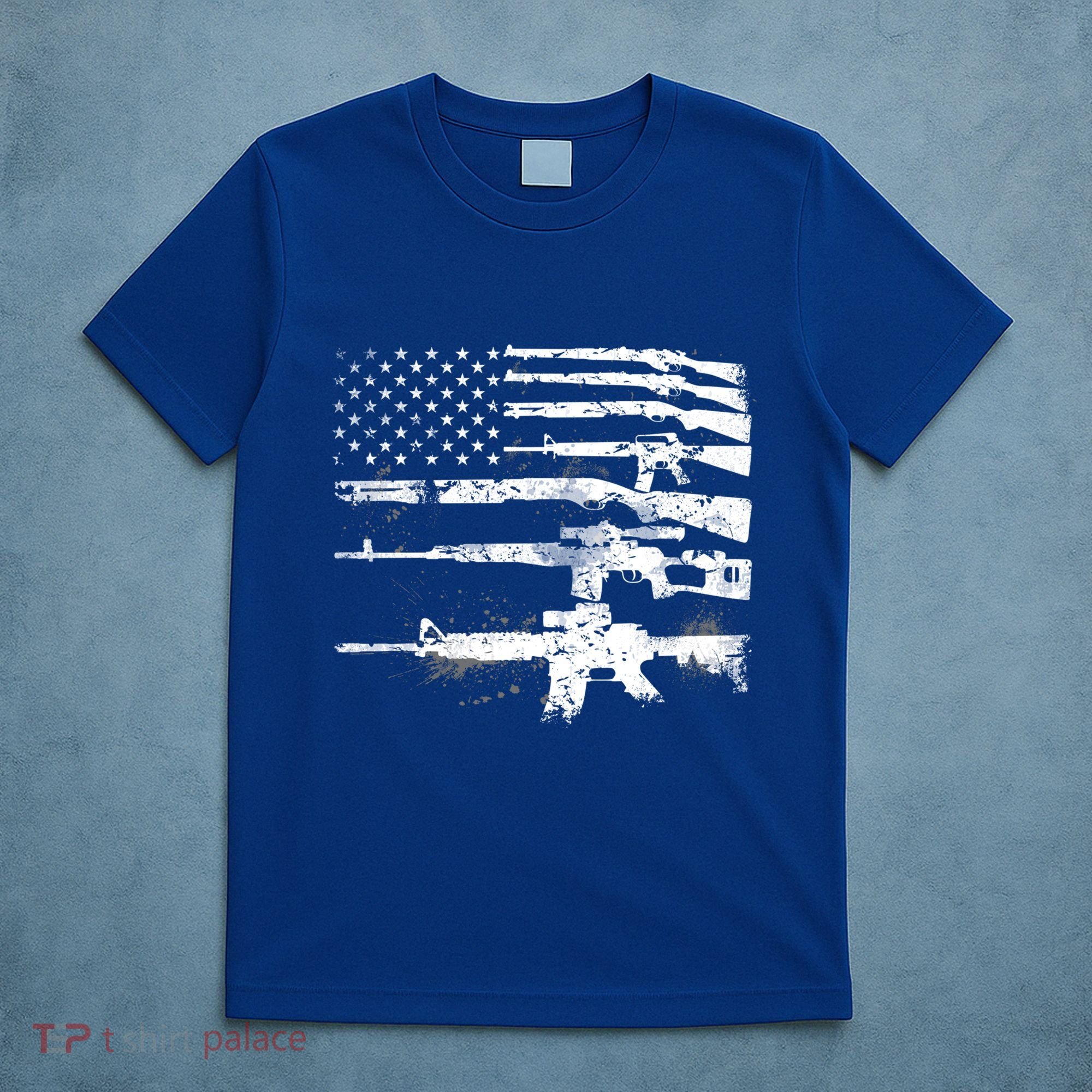 Patriotic Gun Rights 2nd Adt Ar15 American Flag Great Gift Meaningful Gift T-Shirt