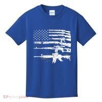 Patriotic Gun Rights 2nd Adt Ar15 American Flag Great Gift Meaningful Gift Kids T-Shirt thumb 0