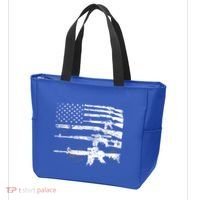 Patriotic Gun Rights 2nd Adt Ar15 American Flag Great Gift Meaningful Gift Tote Bag thumb 3