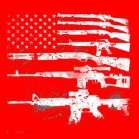 Patriotic Gun Rights 2nd Adt Ar15 American Flag Great Gift Meaningful Gift Santa Hat thumb 1