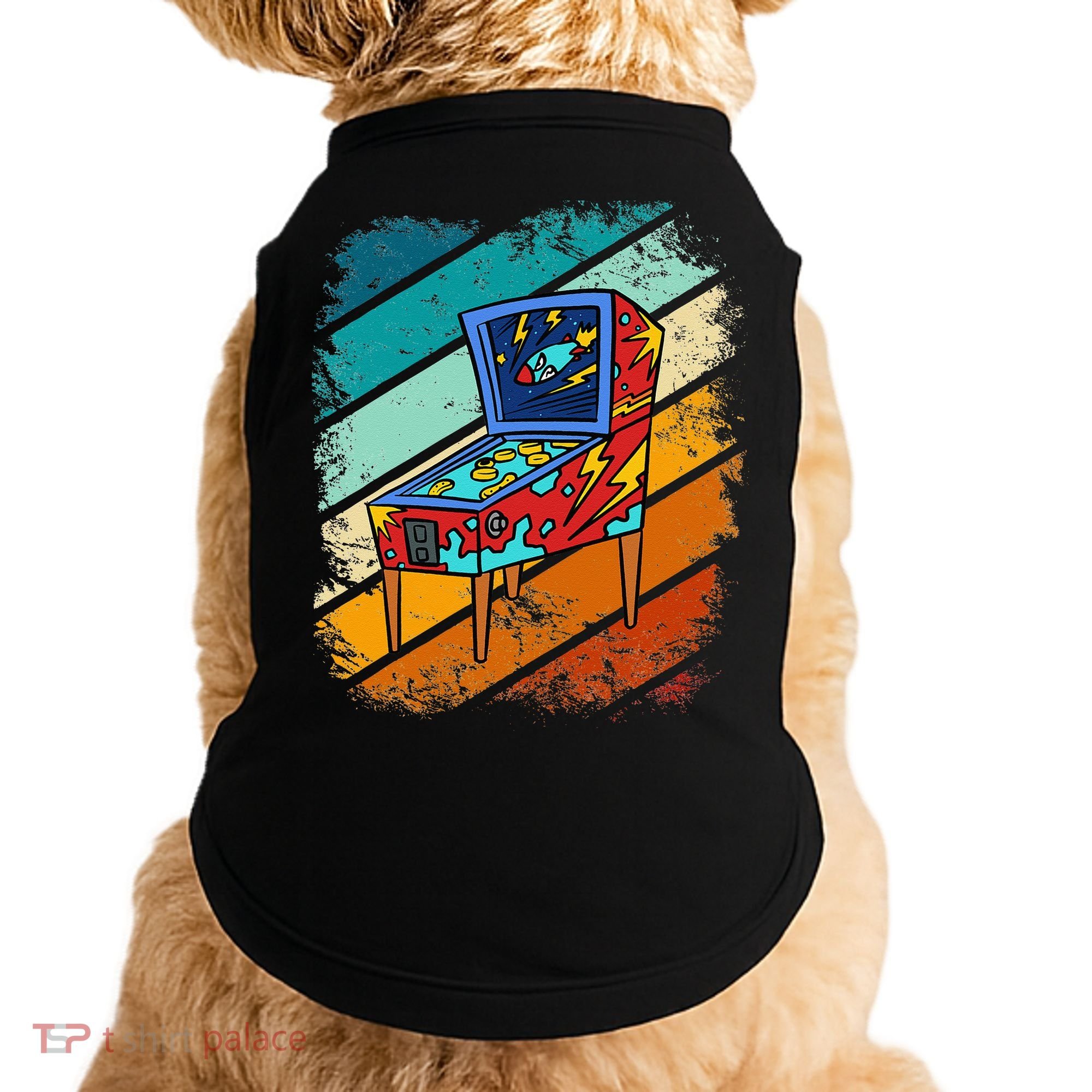 Pinball Gamer Retro Classic Arcade Machine Pin Ball Doggie Tank