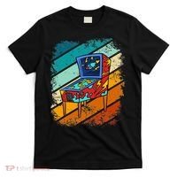 Pinball Gamer Retro Classic Arcade Machine Pin Ball T-Shirt thumb 0