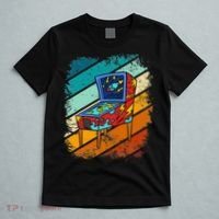 Pinball Gamer Retro Classic Arcade Machine Pin Ball T-Shirt thumb 5