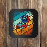 Pinball Gamer Retro Classic Arcade Machine Pin Ball Coaster thumb 0