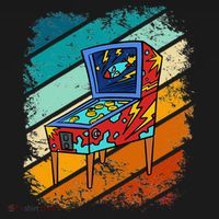 Pinball Gamer Retro Classic Arcade Machine Pin Ball Women's Hoodie thumb 2