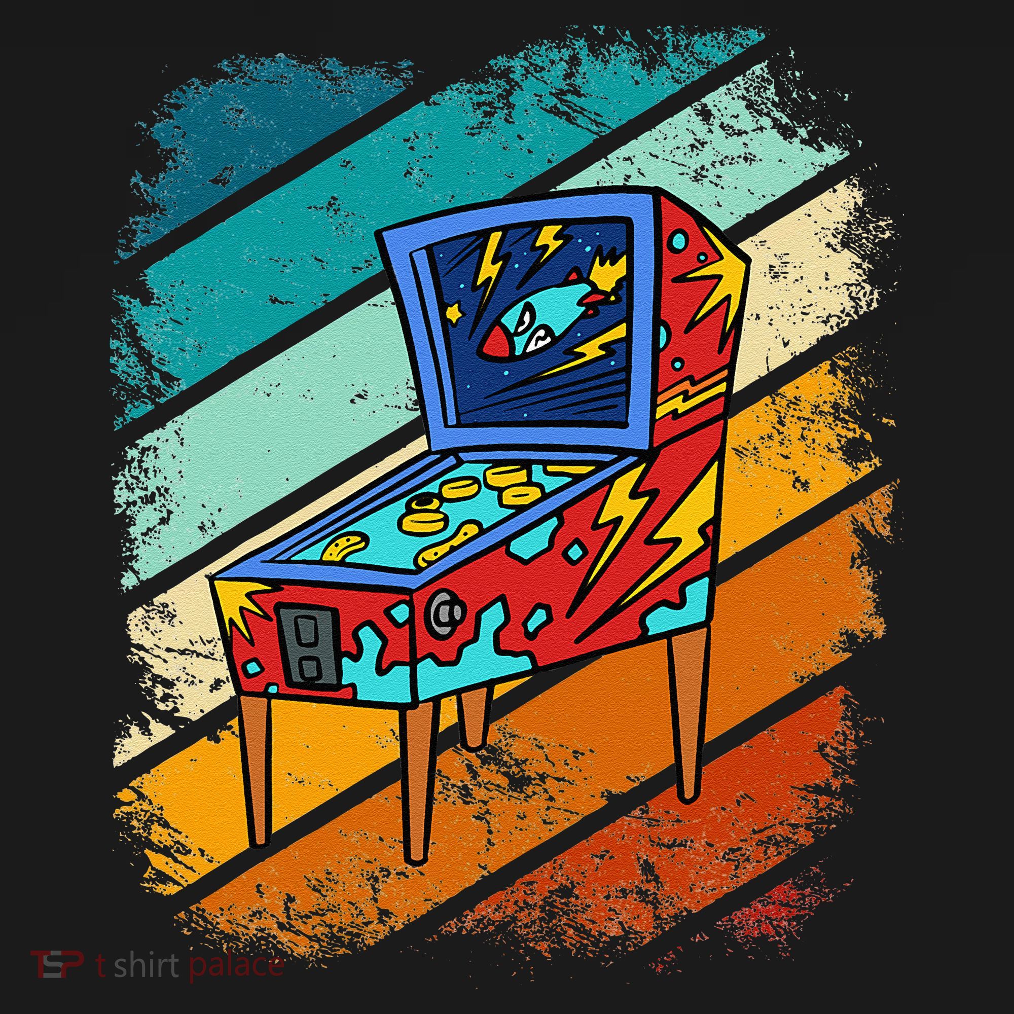 Pinball Gamer Retro Classic Arcade Machine Pin Ball Mousepad