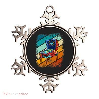 Pinball Gamer Retro Classic Arcade Machine Pin Ball Ornament