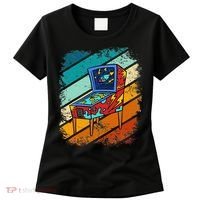 Pinball Gamer Retro Classic Arcade Machine Pin Ball Women's T-Shirt thumb 0