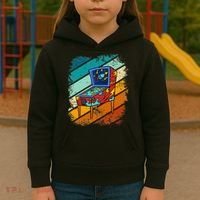 Pinball Gamer Retro Classic Arcade Machine Pin Ball Kids Hoodie thumb 3