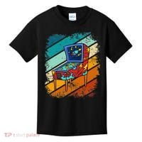 Pinball Gamer Retro Classic Arcade Machine Pin Ball Kids T-Shirt thumb 0