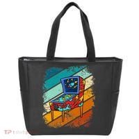 Pinball Gamer Retro Classic Arcade Machine Pin Ball Tote Bag thumb 0