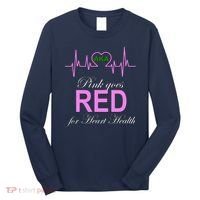 Pink Goes Red For Heart Health Long Sleeve Shirt thumb 0