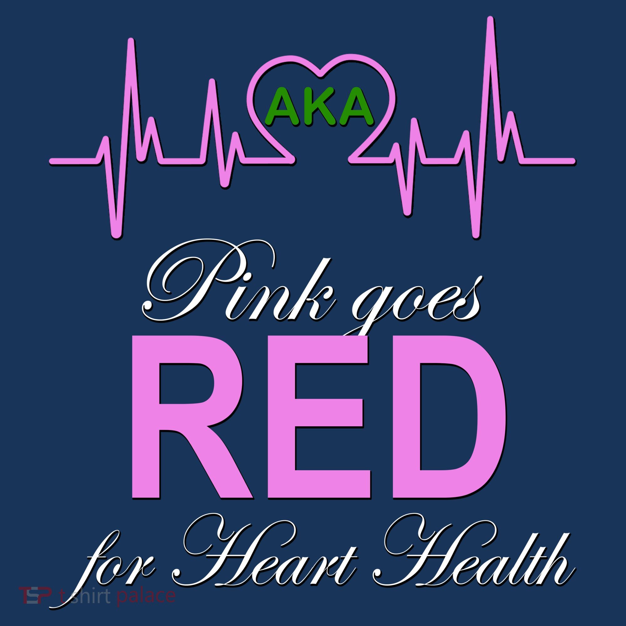 Pink Goes Red For Heart Health Women's Tank Top