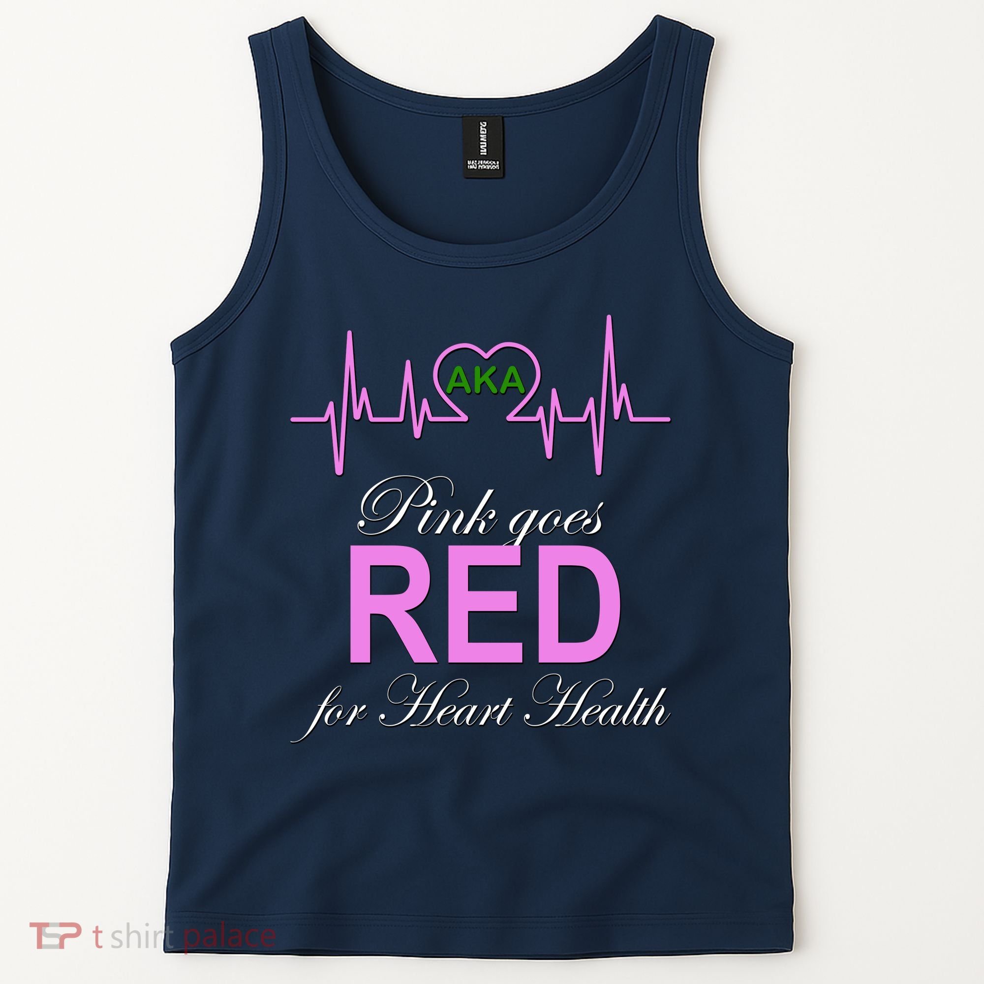Pink Goes Red For Heart Health Tank Top