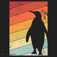 Penguin Gift Retro Style Gift Women's Sweatshirt thumb 2
