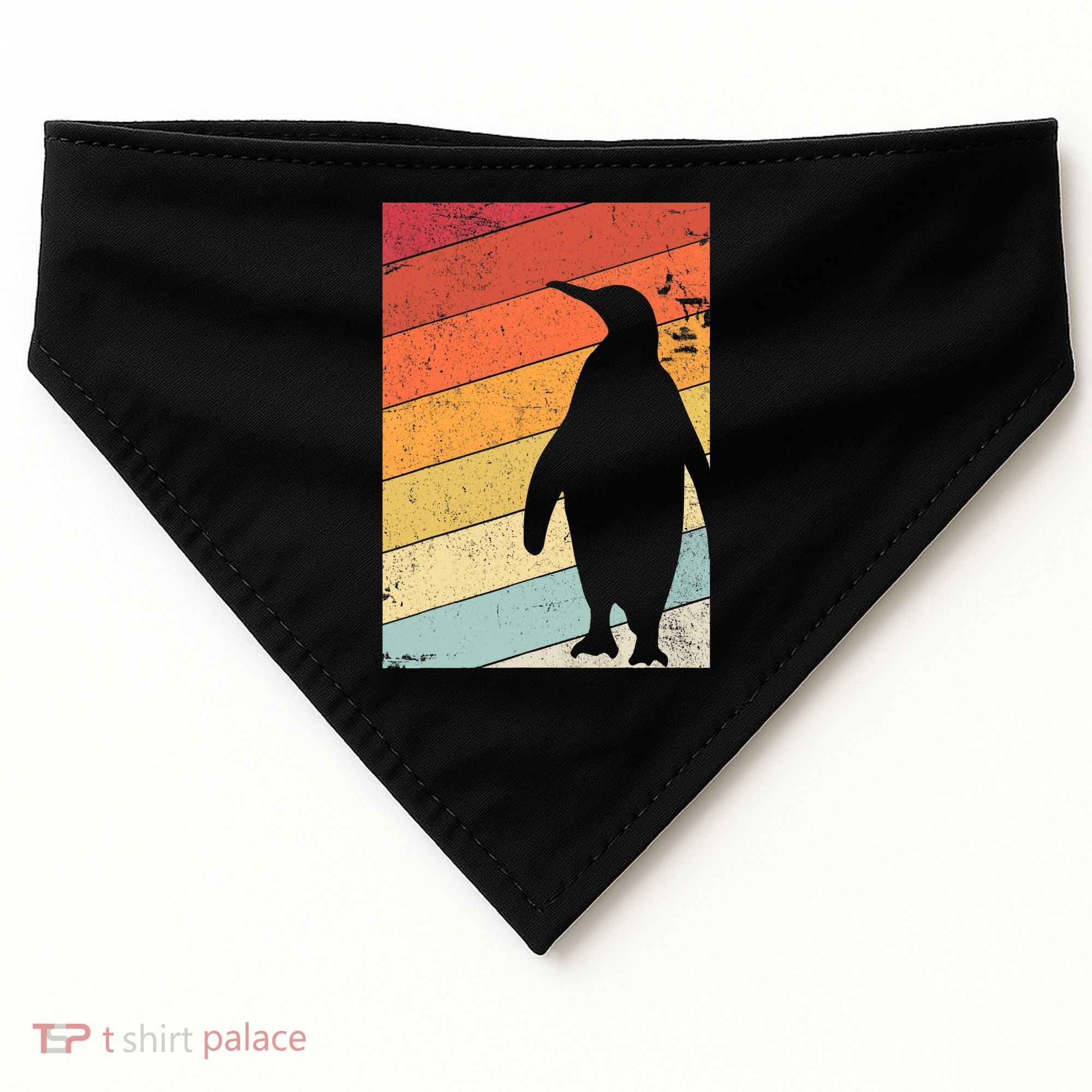 Penguin Gift Retro Style Gift USA-Made Doggie Bandana