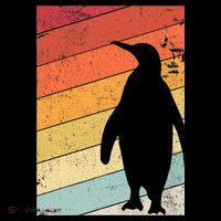 Penguin Gift Retro Style Gift USA-Made Doggie Bandana thumb 2
