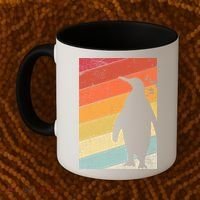 Penguin Gift Retro Style Gift Coffee Mug thumb 2