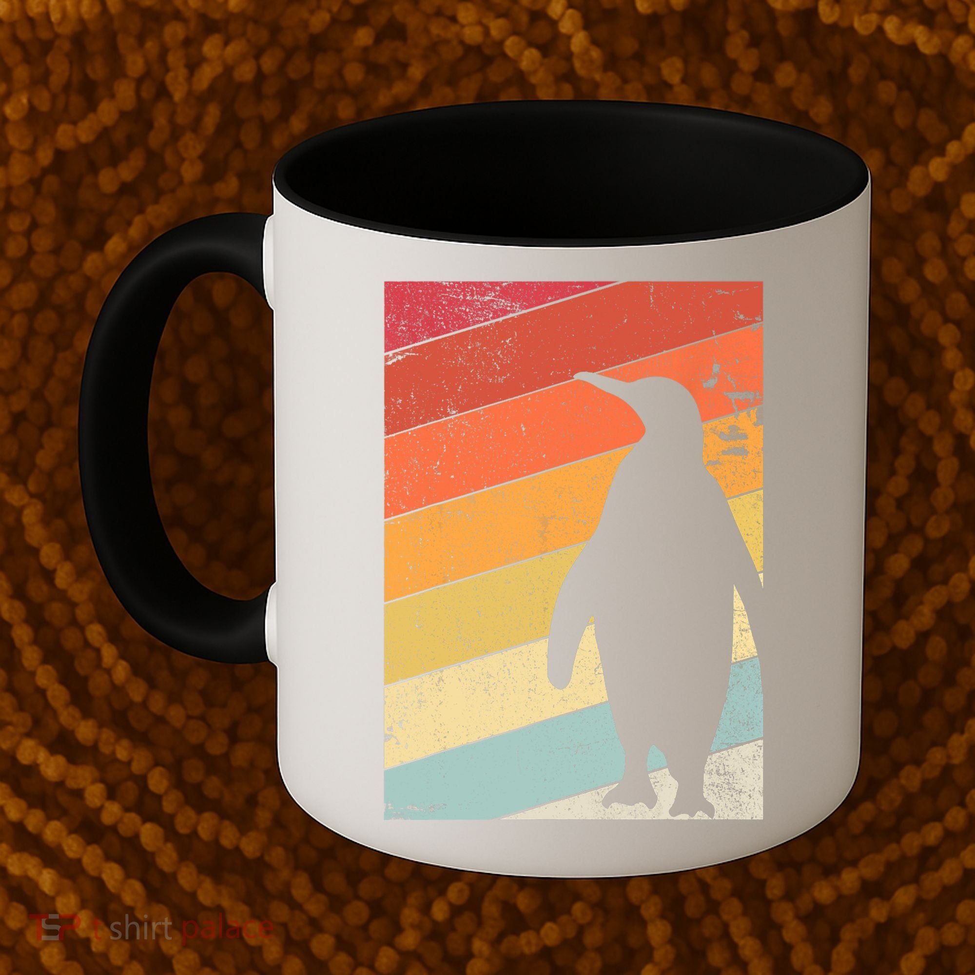 Penguin Gift Retro Style Gift Coffee Mug