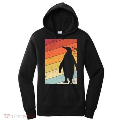 Penguin Gift Retro Style Gift Women's Hoodie