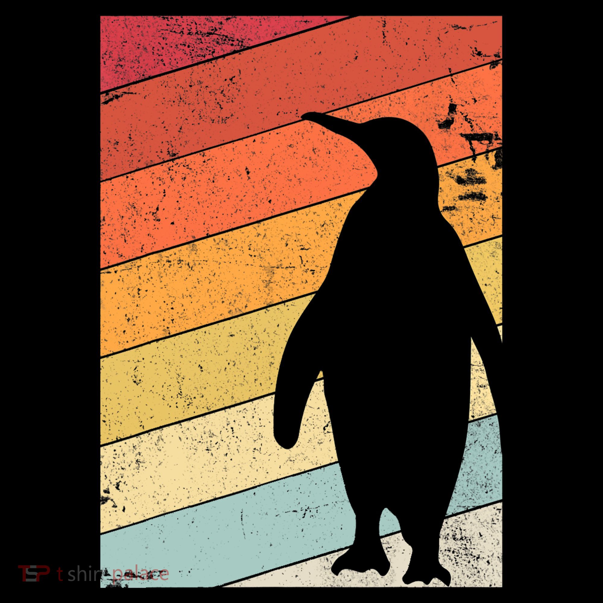 Penguin Gift Retro Style Gift Ornament