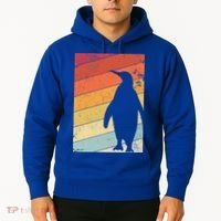 Penguin Gift Retro Style Gift Hoodie thumb 2