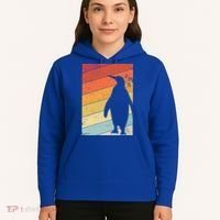 Penguin Gift Retro Style Gift Hoodie thumb 5