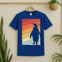 Penguin Gift Retro Style Gift T-Shirt thumb 2