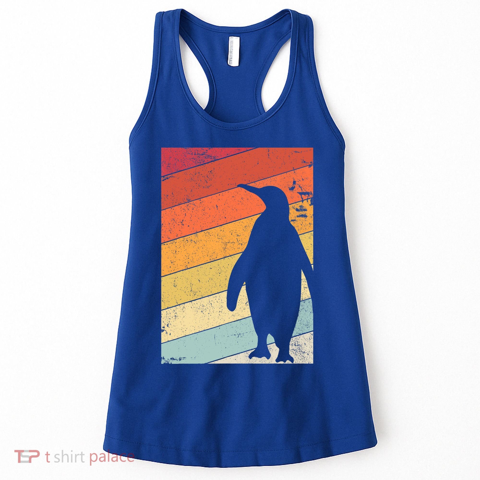 Penguin Gift Retro Style Gift Women's Tank Top