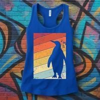 Penguin Gift Retro Style Gift Women's Tank Top thumb 3