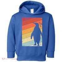 Penguin Gift Retro Style Gift Toddler Hoodie thumb 0