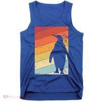 Penguin Gift Retro Style Gift Tank Top thumb 0