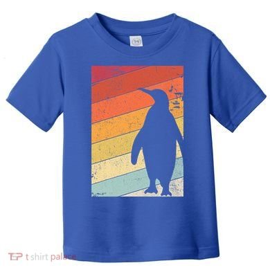 Penguin Gift Retro Style Gift Toddler T-Shirt