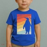 Penguin Gift Retro Style Gift Toddler T-Shirt thumb 2