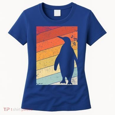 Penguin Gift Retro Style Gift Women's T-Shirt