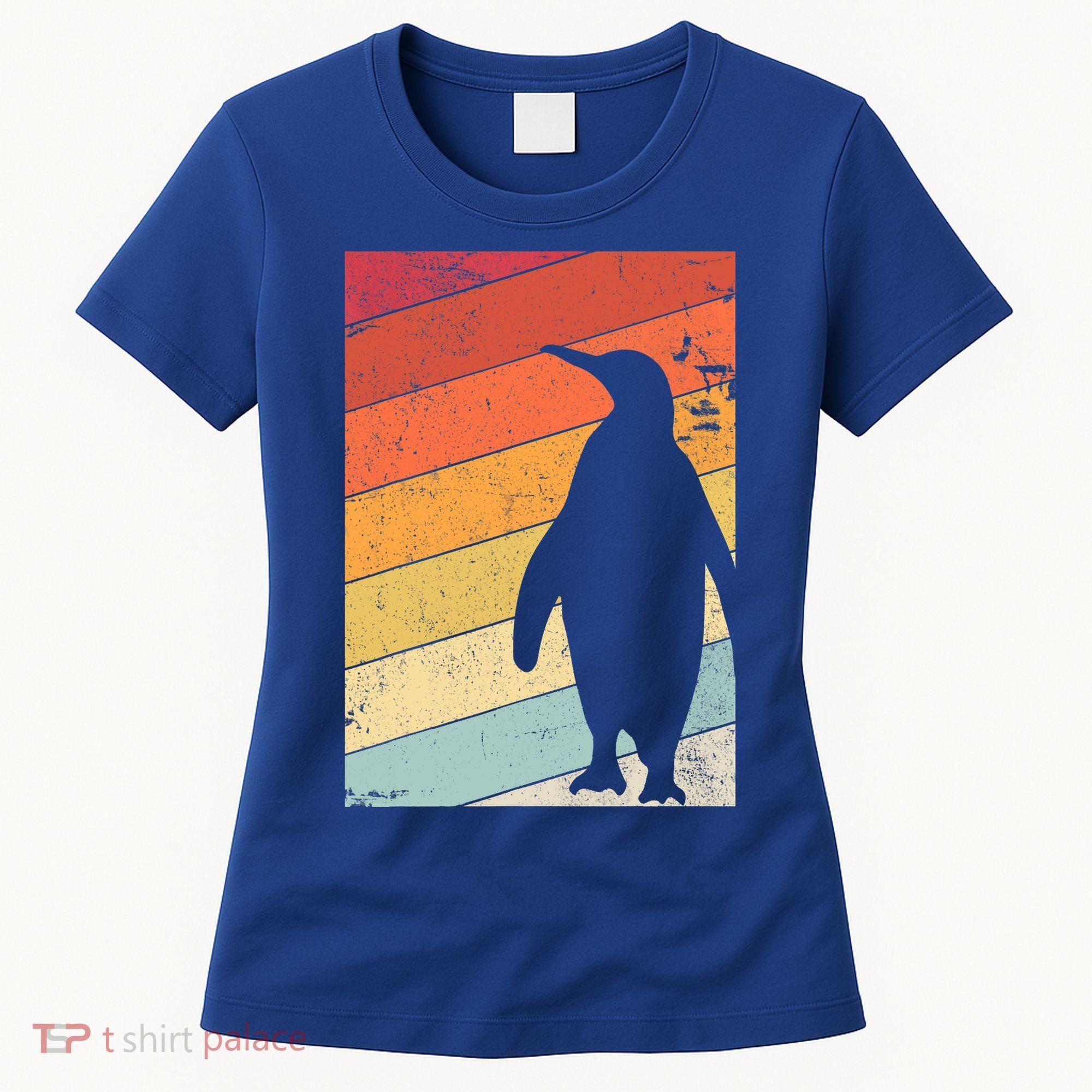 Penguin Gift Retro Style Gift Women's T-Shirt