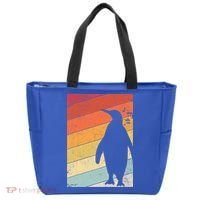 Penguin Gift Retro Style Gift Tote Bag thumb 0