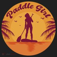 Paddle Girl Sunset Sport Women's Sweatshirt thumb 2