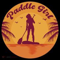 Paddle Girl Sunset Sport Coaster thumb 2