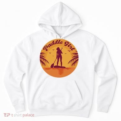 Paddle Girl Sunset Sport Hoodie