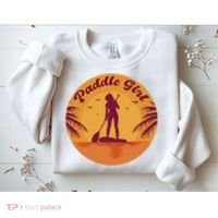 Paddle Girl Sunset Sport Sweatshirt thumb 2