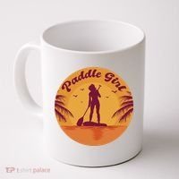 Paddle Girl Sunset Sport Coffee Mug thumb 0