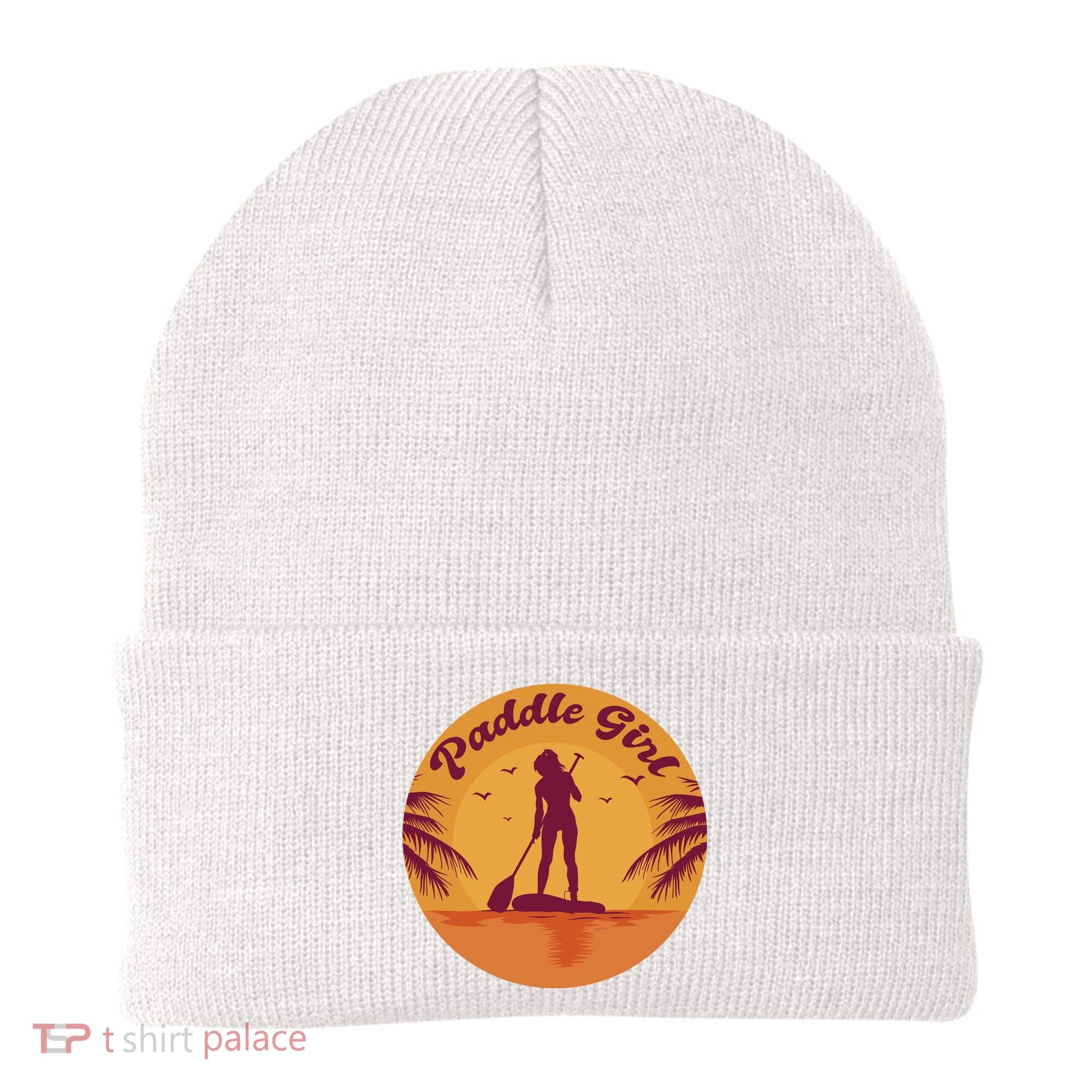 Paddle Girl Sunset Sport Beanie