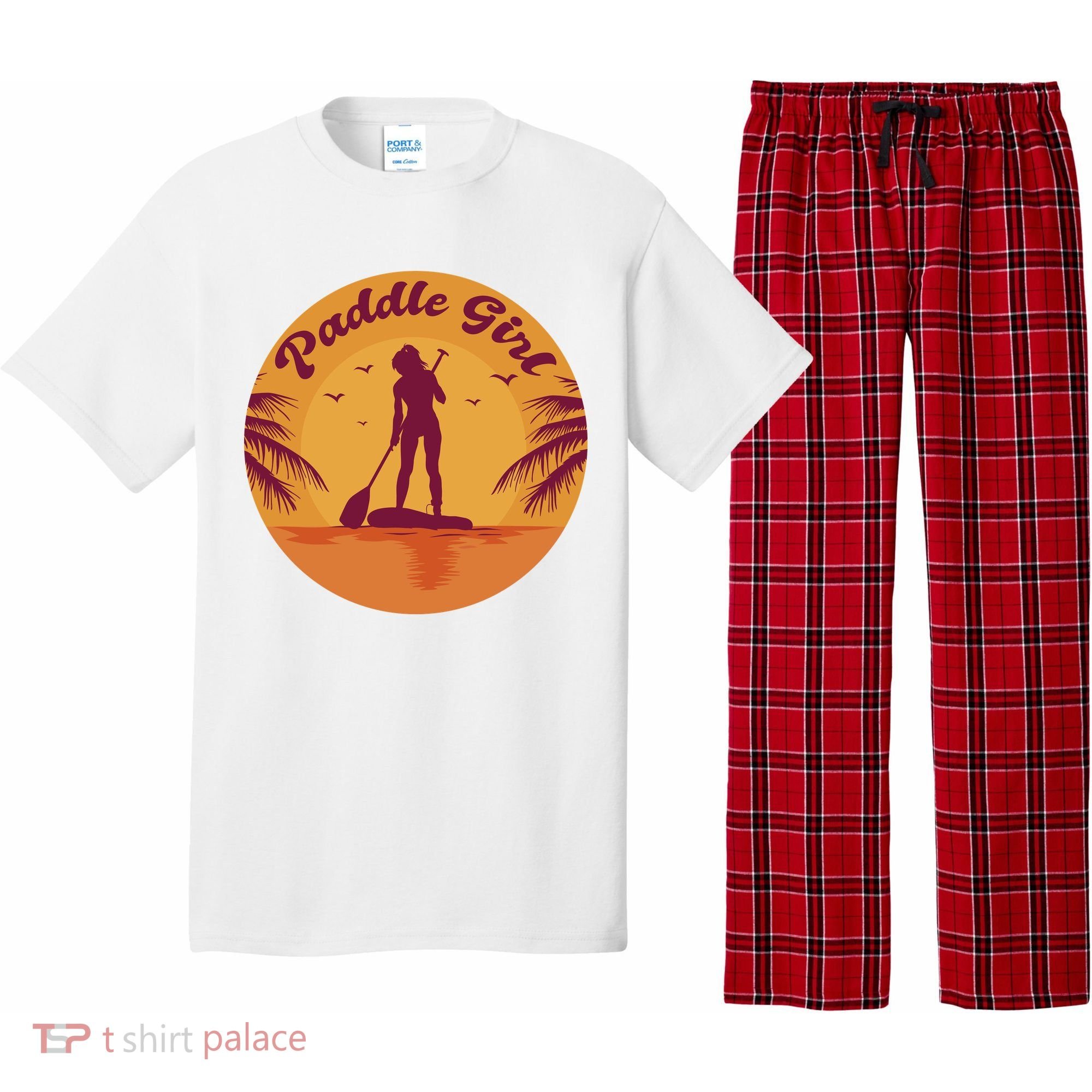 Paddle Girl Sunset Sport Pajama Set