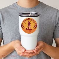 Paddle Girl Sunset Sport Tumbler thumb 2