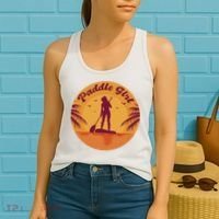Paddle Girl Sunset Sport Women's Tank Top thumb 2