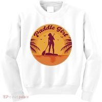 Paddle Girl Sunset Sport Kids Sweatshirt thumb 0