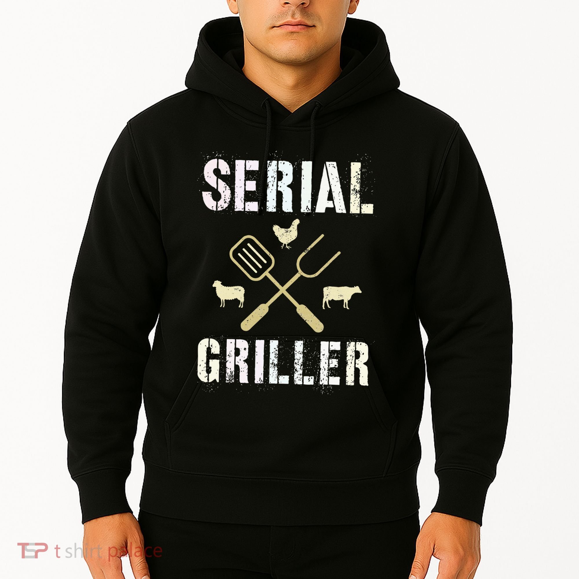 Pitmaster Grilling Serial Griller Pit Grandpa Brisket Patio Hoodie